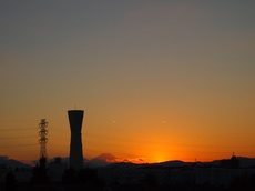夕日と富士山　最高です.jpg