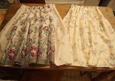 夜　時間があったので春のスカートを２枚作りました♪.jpg